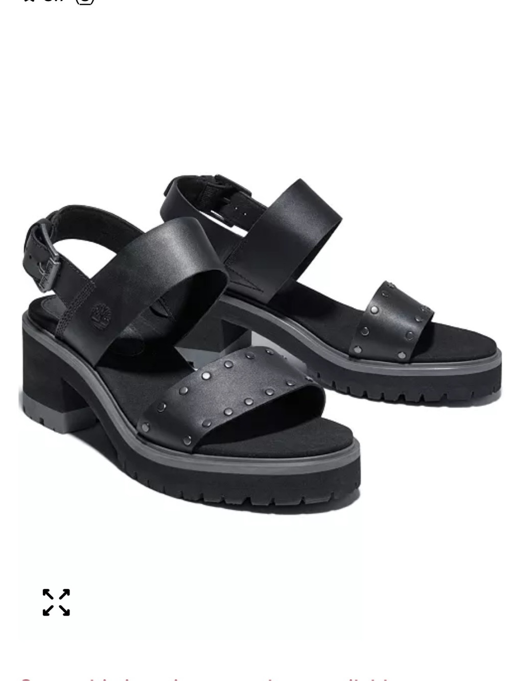Timberland leather clog sandals womens 8